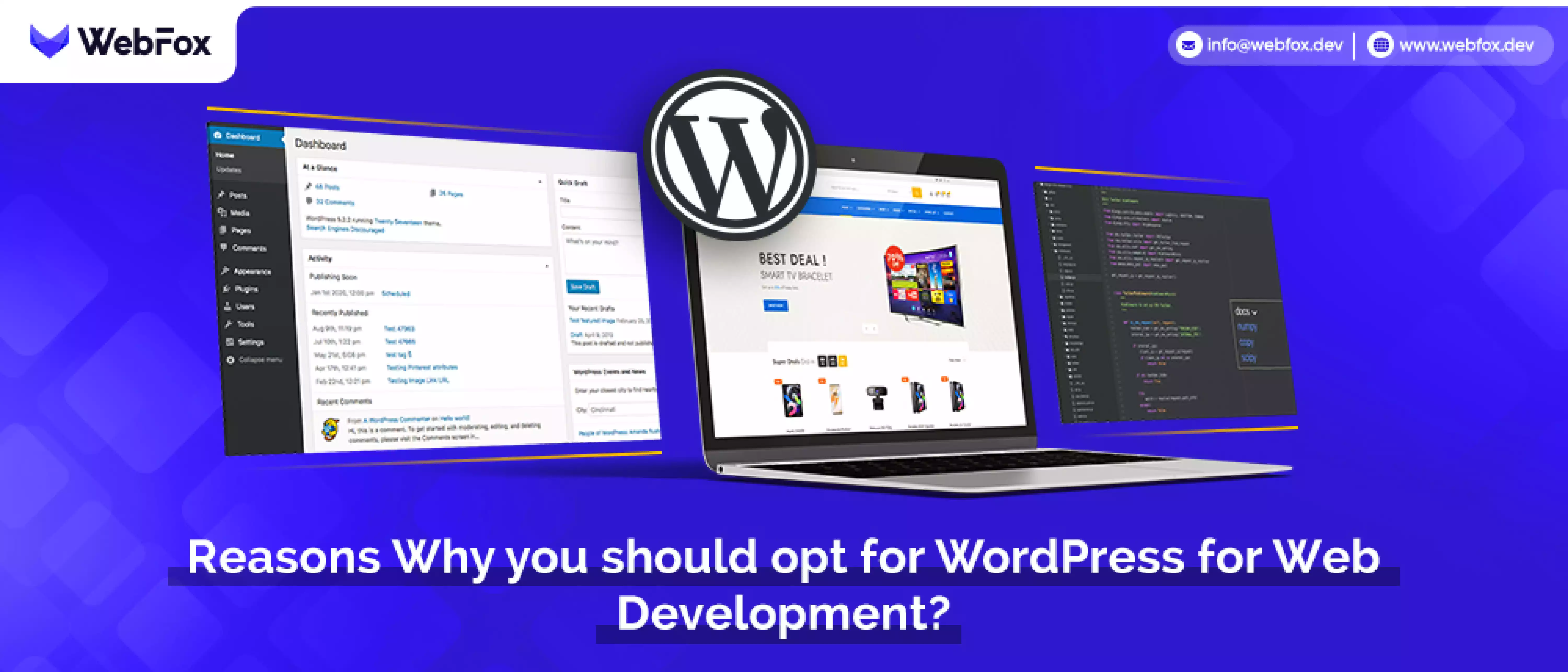 Reasons Why you should opt for WordPress for Web Development